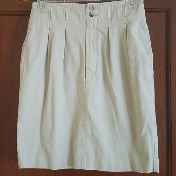 Esprit vintage cream cotton skirt 5/6 - Picture 1 of 7